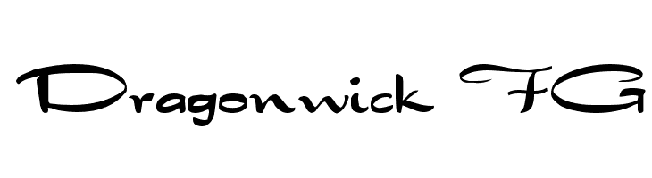Dragonwick FG  Скачать бесплатные шрифты