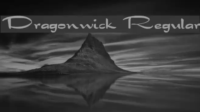 Dragonwick Regular Font examples
