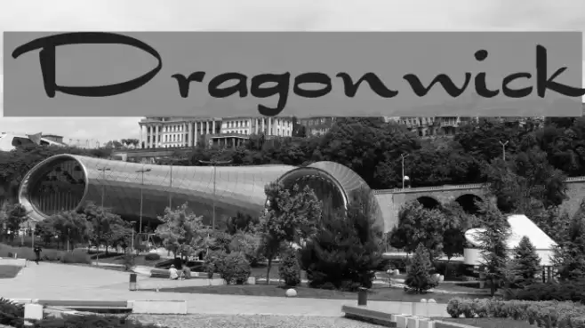 Dragonwick Font examples