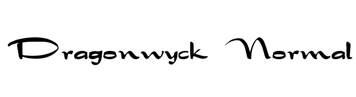 Dragonwyck  Normal  フリーフォントのダウンロード