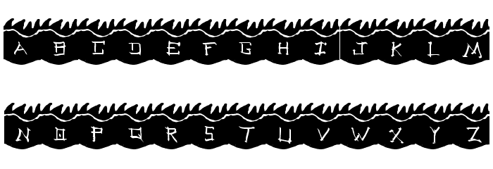 Dragoon Font LOWERCASE