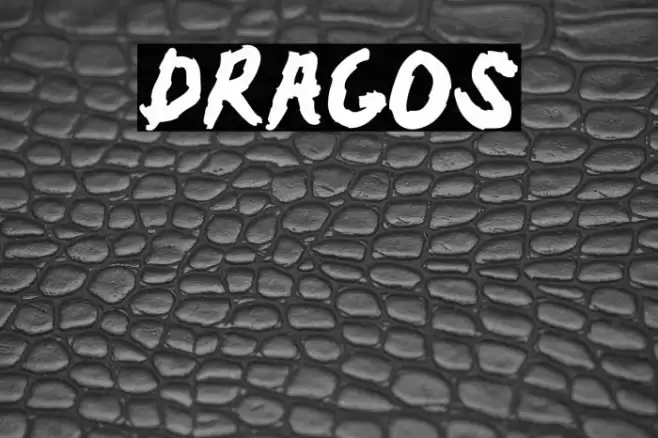 Dragos Font examples
