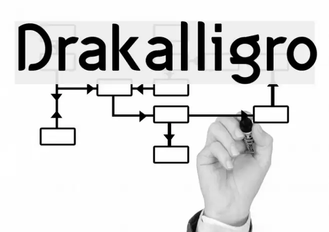 Drakalligro Font examples