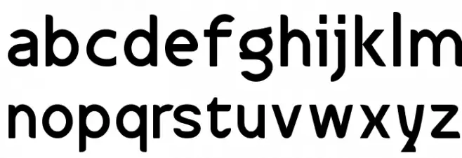 Drakalligro फ़ॉन्ट लोअरकेस