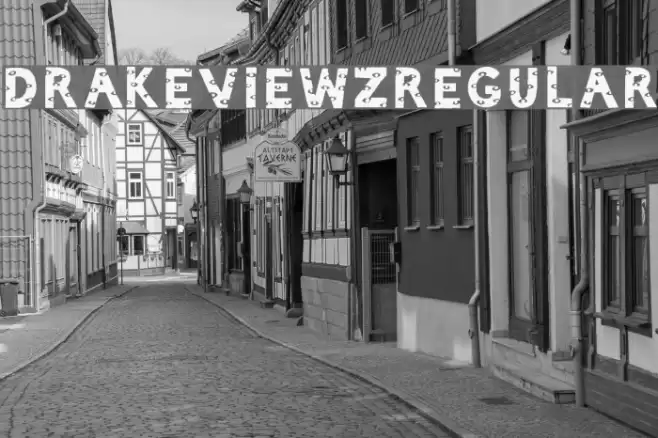 DrakeViewz-Regular Font examples