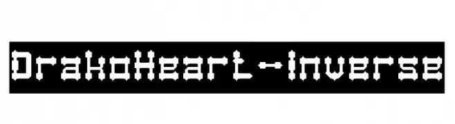 Drako Heart-Inverse  नि: शुल्क फ़ॉन्ट्स डाउनलोड