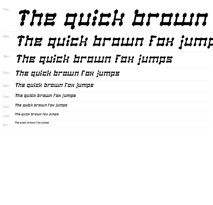 Drako Heart Italic Waterfall