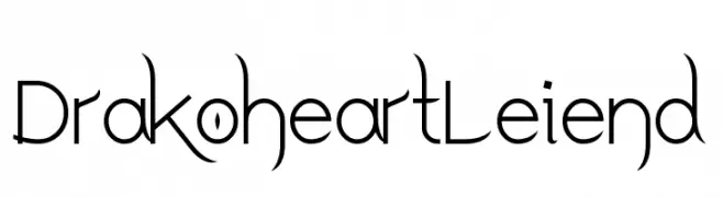 DrakoheartLeiend  Descarca Fonturi Gratis