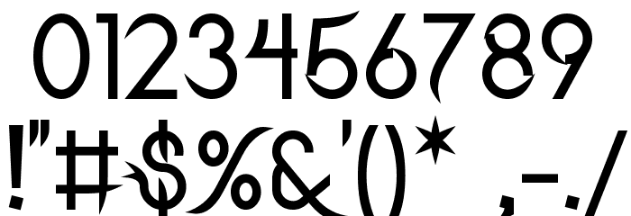DrakoheartLeiendBold Font OTHER CHARS