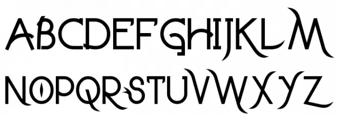 DrakoheartLeiendBold フォント 大文字