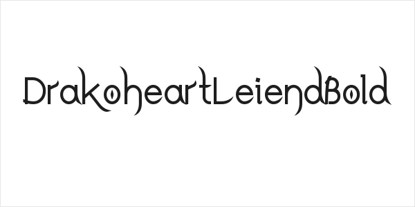 DrakoheartLeiendBold Logo