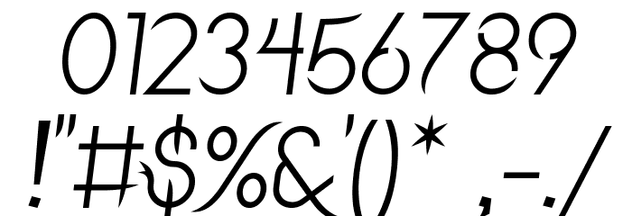 DrakoheartLeiendItalic Font OTHER CHARS