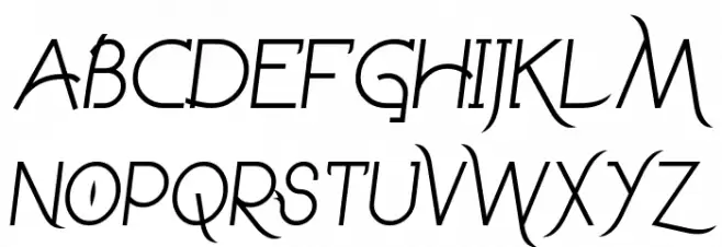 DrakoheartLeiendItalic Polices MAJUSCULES