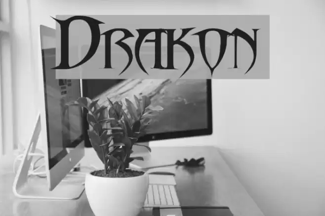 Drakon Font examples