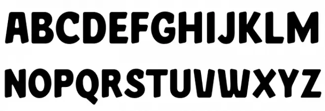 Drakoni Sans PERSONAL USE Regular フォント 大文字