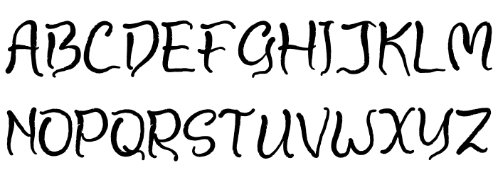 Drakula Manja 字体 大写