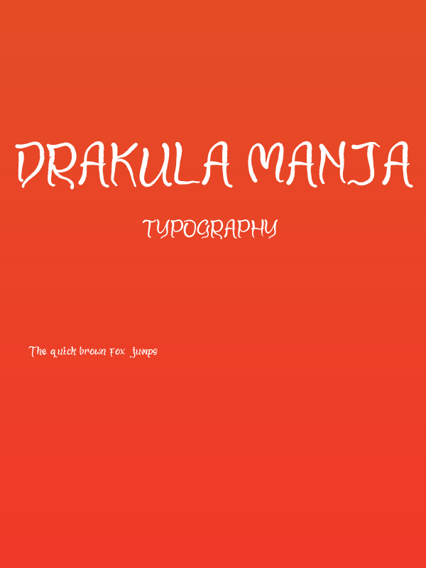 Drakula Manja Poster