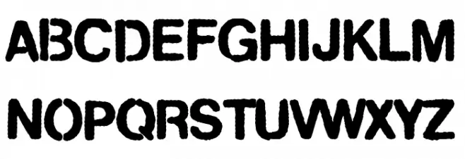 Drama Protocols Font Litere mari