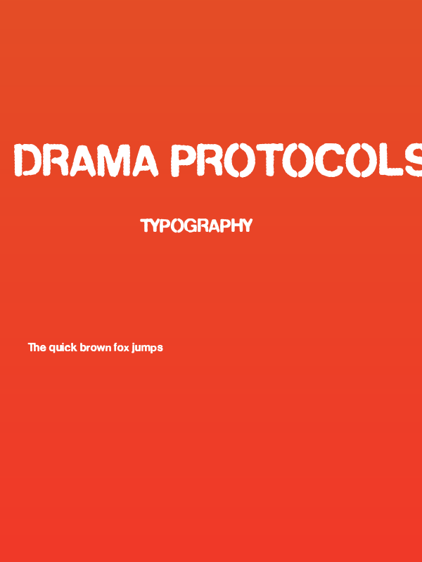 Drama Protocols Poster
