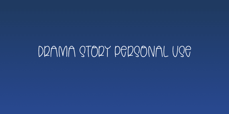 Drama Story Personal Use Social Header