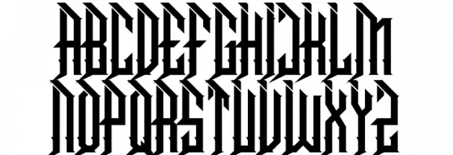 Dramaga Schriftart Groß