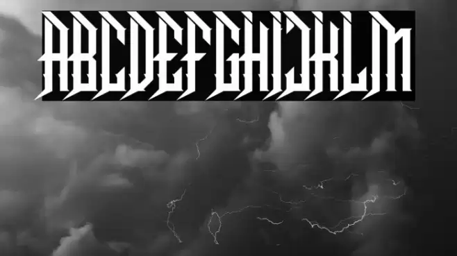 Dramaga Font examples