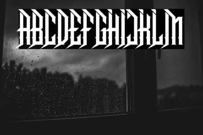 Dramaga Font examples