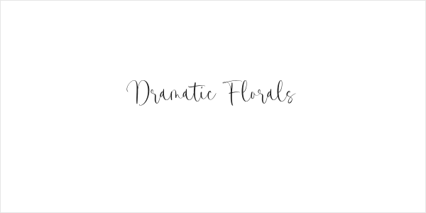 Dramatic Florals Logo