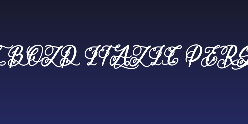 Dramatic Hearts Bold Italic PERSONAL Bold Italic Social Header