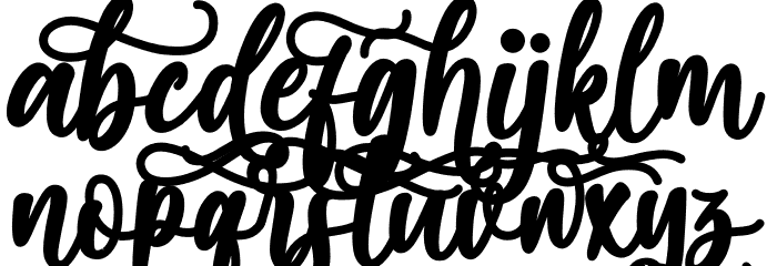 Dramatic Hearts Bold PERSONAL Bold Font LOWERCASE