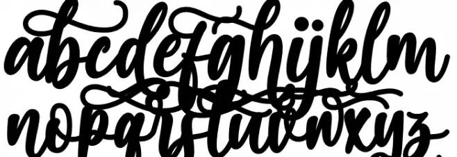 Dramatic Hearts Bold PERSONAL Bold Шрифта строчной