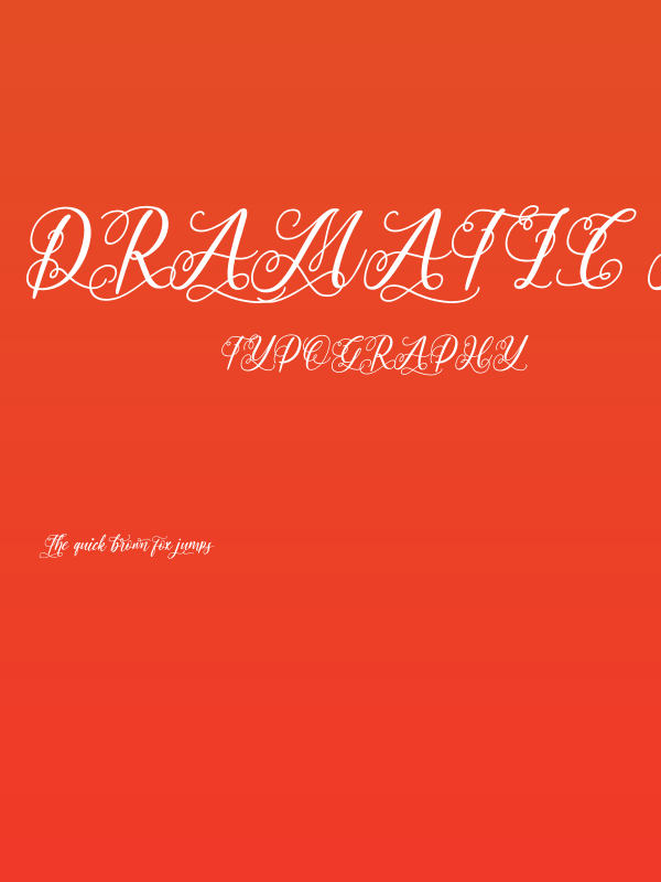 Dramatic Hearts Italic PERSONAL Italic Poster