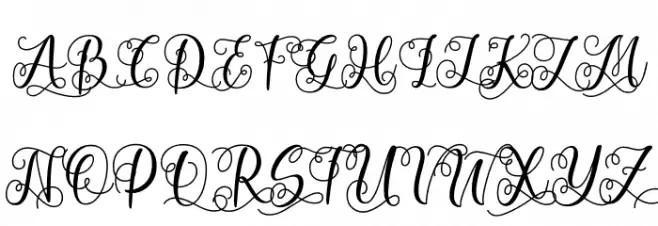 Dramatic Hearts PERSONAL Regular Schriftart Groß