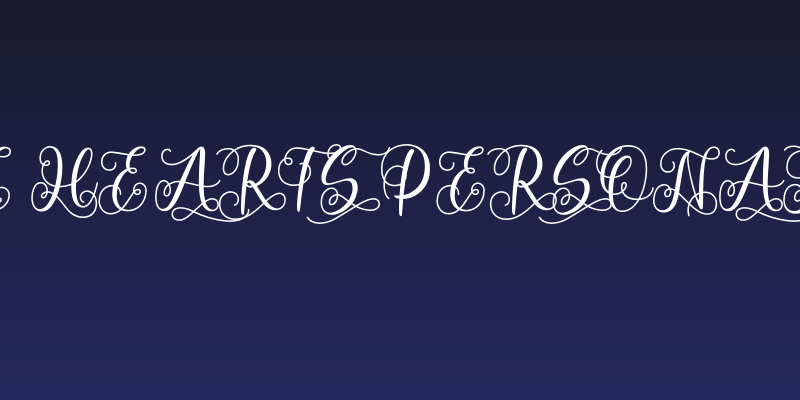 Dramatic Hearts PERSONAL Regular Social Header