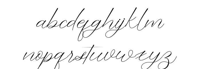 Dramatic Style (Free For Person Font LOWERCASE