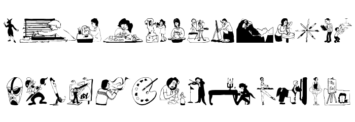 DramaticArts Font LOWERCASE