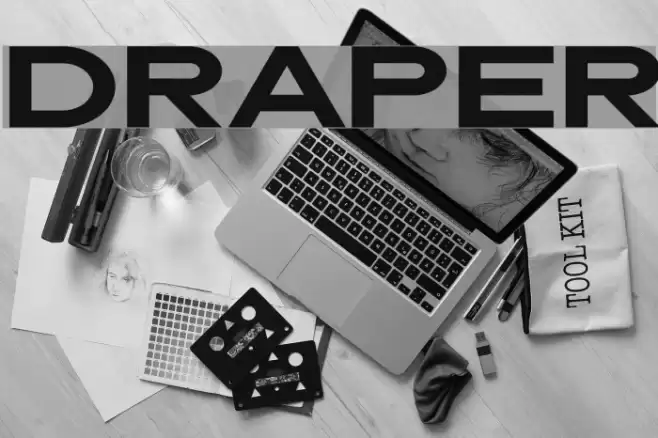 Draper Font examples