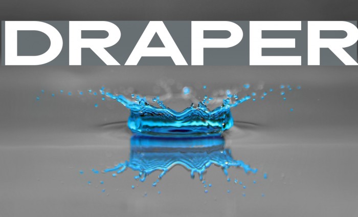 Draper Font examples