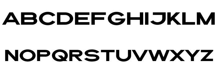 Draper Font LOWERCASE