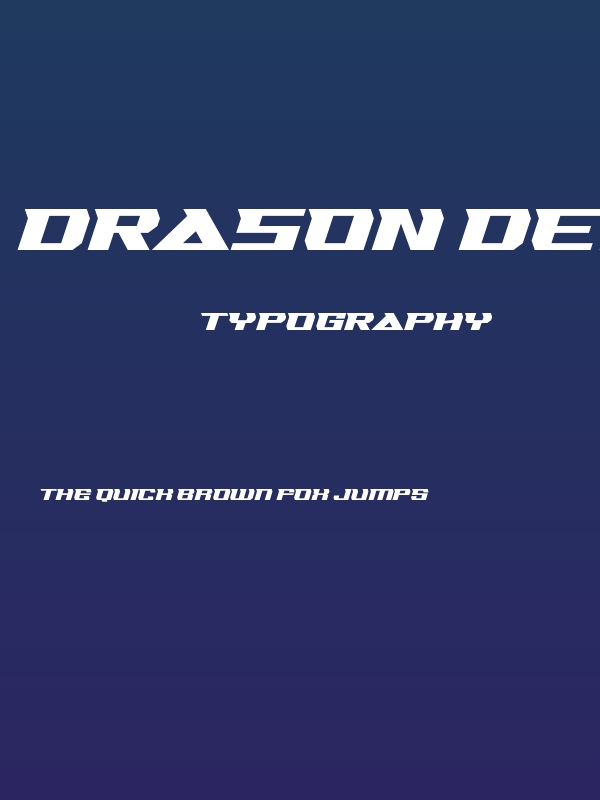 Drason Demo Regular Poster
