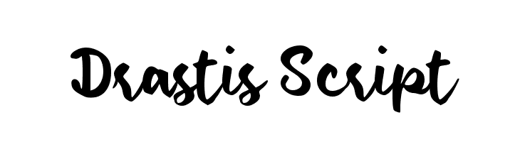 Drastis Script  font caratteri gratis