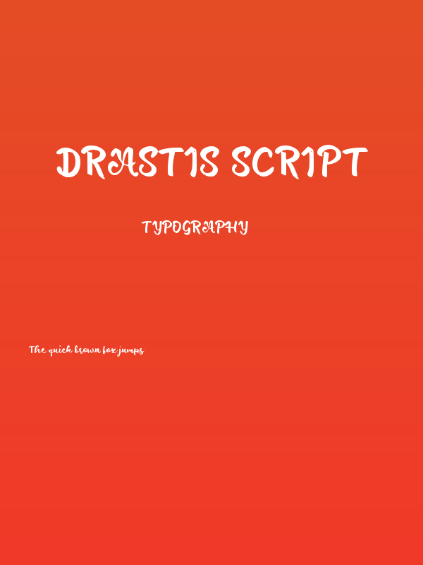 Drastis Script Poster