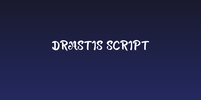 Drastis Script Social Header