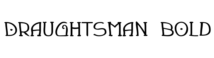 Draughtsman Bold  Free Fonts Download