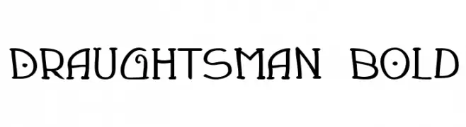 Draughtsman Bold  नि: शुल्क फ़ॉन्ट्स डाउनलोड