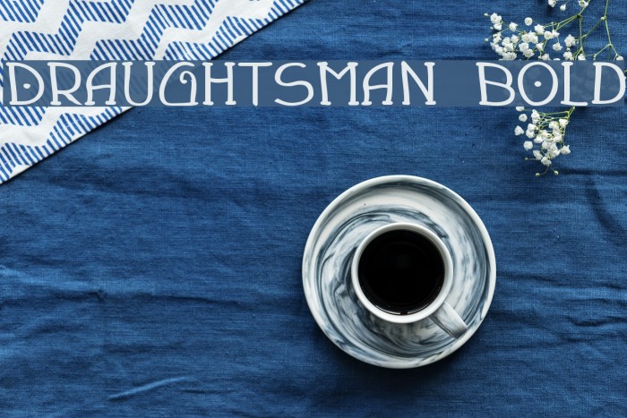 Draughtsman Bold Font examples