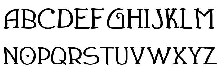 Draughtsman Bold Font LOWERCASE
