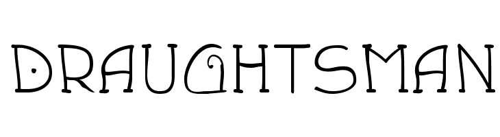 Draughtsman  Скачать бесплатные шрифты