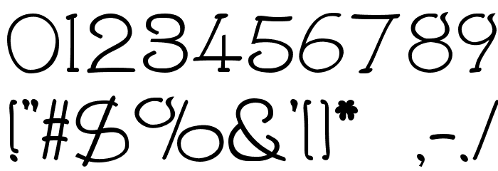 Draughtsman Font OTHER CHARS