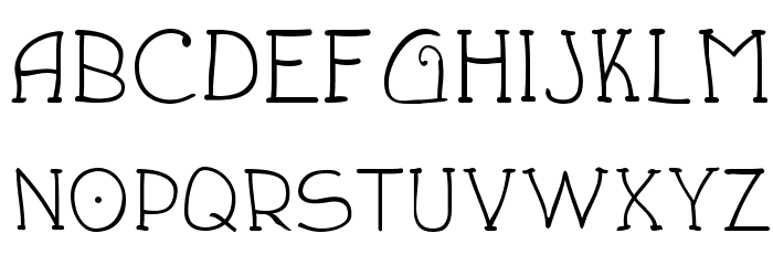 Draughtsman Font LOWERCASE
